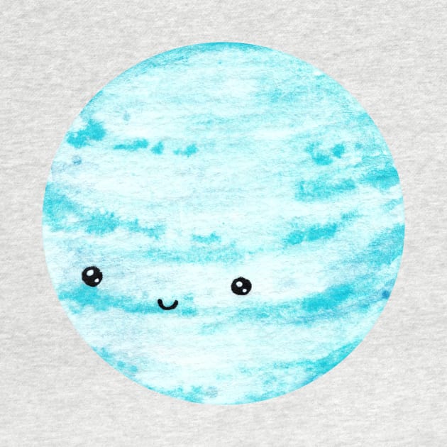 Neptune cute planet by shoko